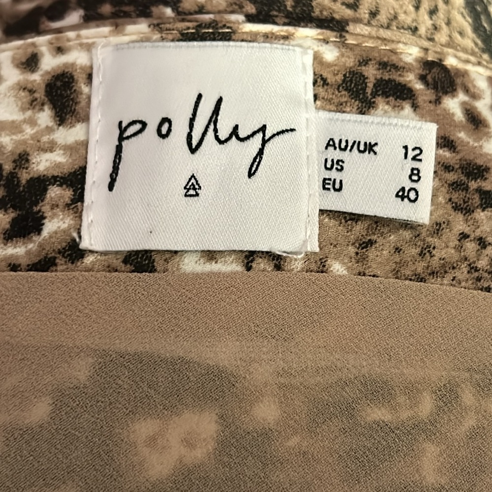 Polly Python Print Skirt - Picture 4 of 5